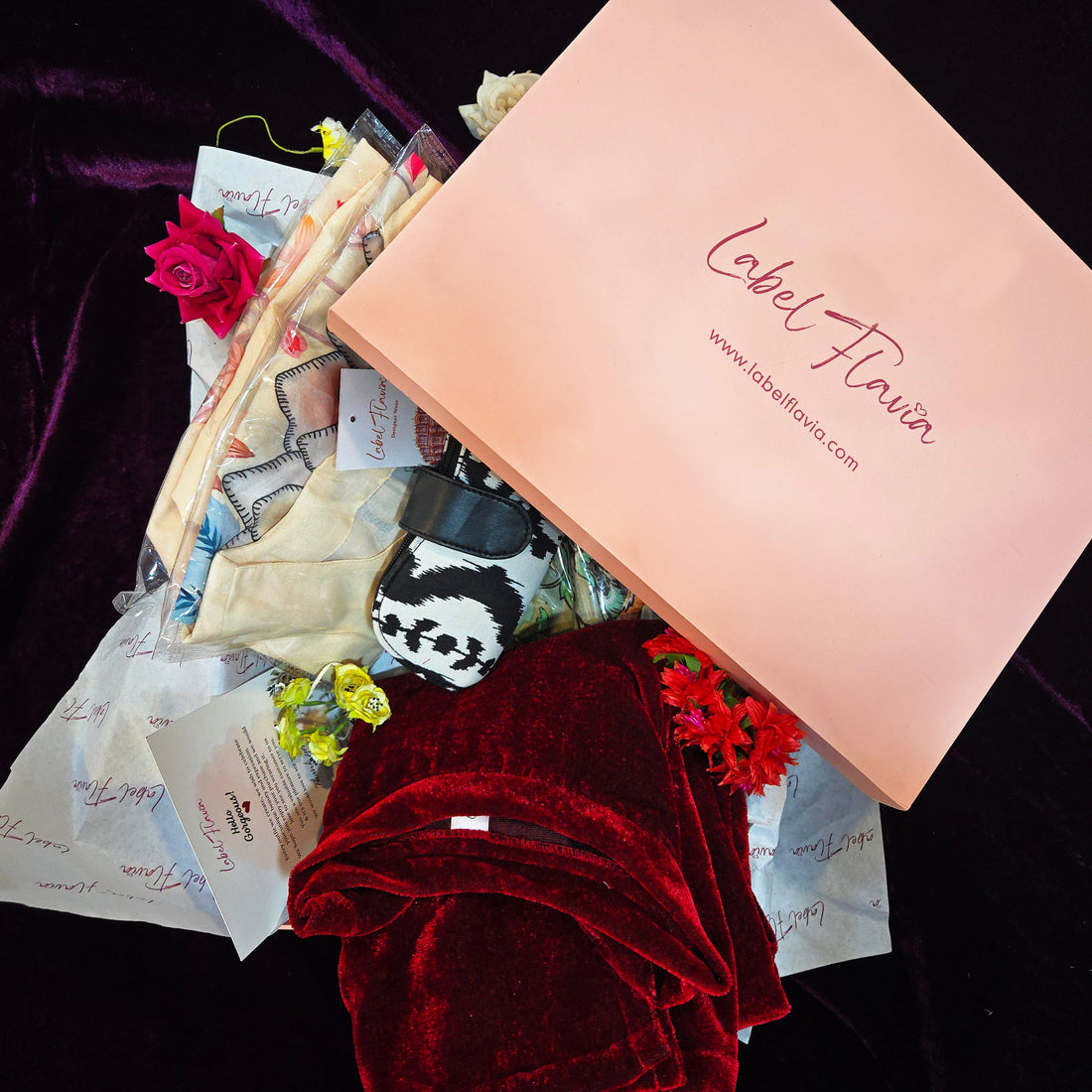 Pink Label Flavia Large Gift Box – Stylish, Sustainable, and Full of Love | | Shop stylish women's clothing online at Label Flavia |